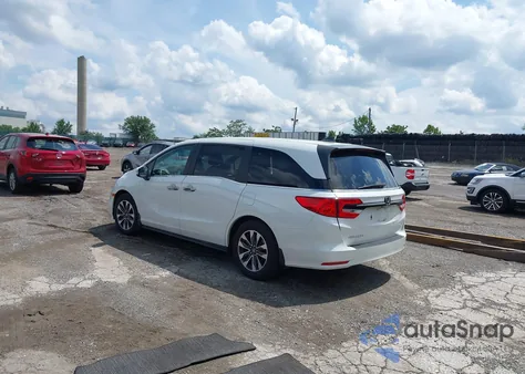 2022 Honda Odyssey Ex-L z USA, uszkodzony, nr VIN 5FNRL6H78NB036255